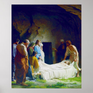 Poster O funeral de Jesus por Carl Heinrich Bloch 1873