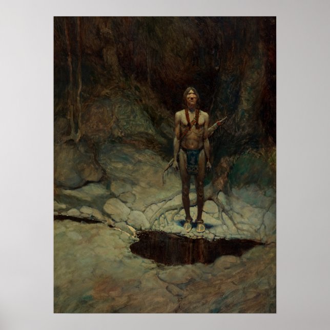 Poster O funeral silencioso de Newell Convers Wyeth (Frente)