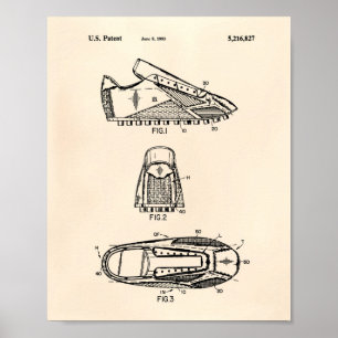 Pôster O futebol calça uma arte de 1993 patentes - Peper