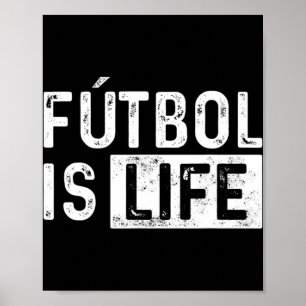 Poster O futebol É A Diversão De Futebol Do Lover