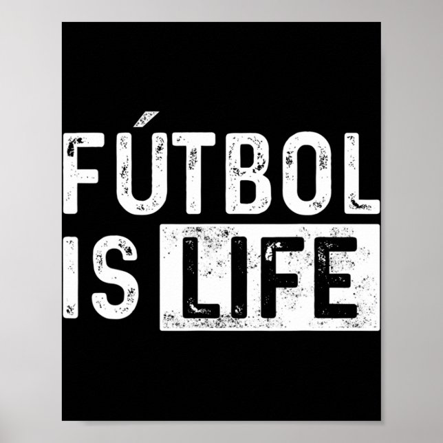 Poster O futebol É A Diversão De Futebol Do Lover (Frente)