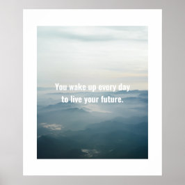 Poster O Futuro É Agora - Motivacional