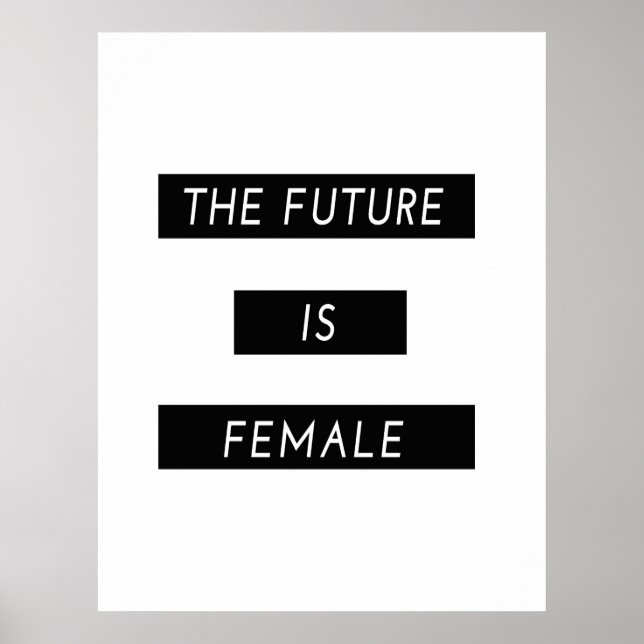Poster O Futuro É Feminino (Frente)
