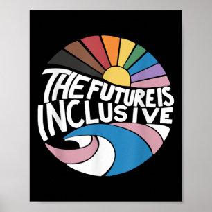 Poster O Futuro É Inclusivo Lgbt Direitos Gay Orgulho _2