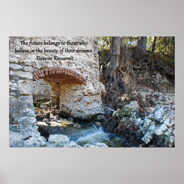 Pôster O Futuro Pertence Apenas A Quem Acredita... (Frente)