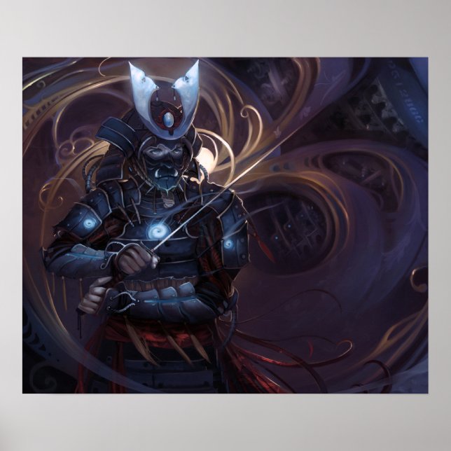 Poster O Futuro Samurai DJ (Frente)