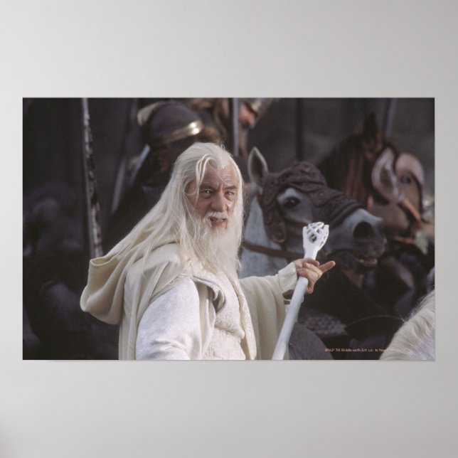 Pôster O GANDALF™ segura o Funcionarios (Frente)