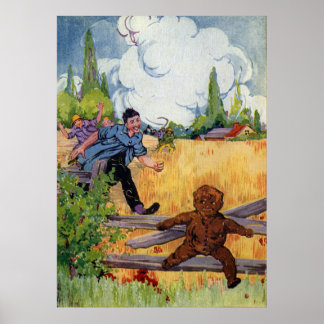 Pôster O Garoto Gingerpão Escapa