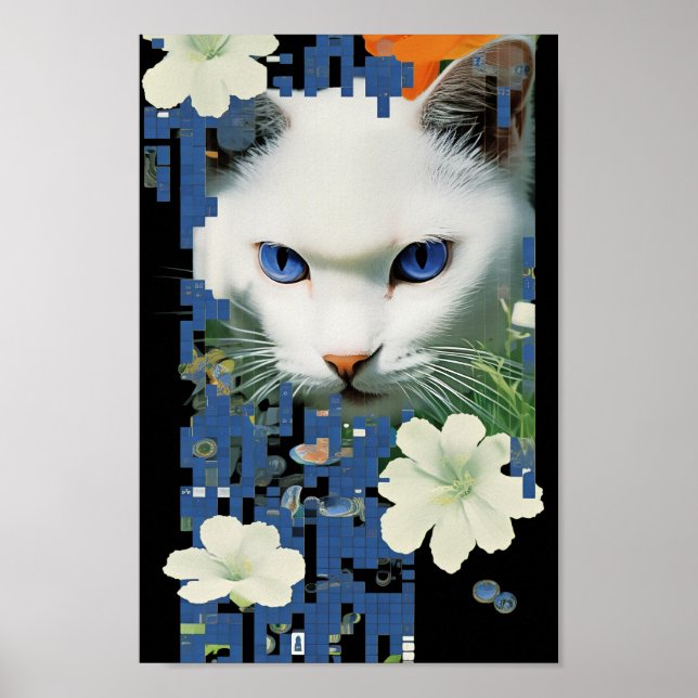 Poster O Gato Branco (Frente)