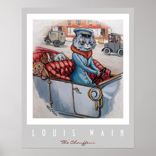 Poster O Gato Chauffeur (Frente)