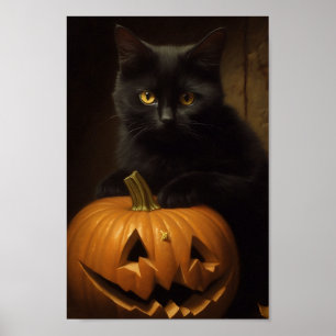 Poster O Gato de Halloween