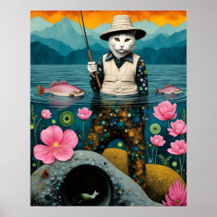 Poster O Gato de Pesca