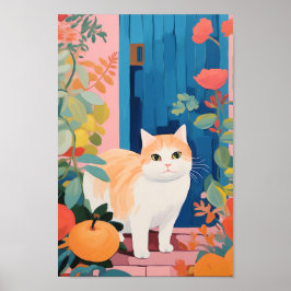 Poster O Gato do Jardim Bonito