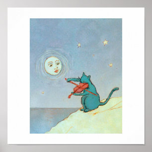 Poster O gato do violino