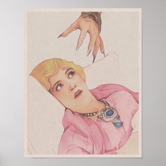 Poster O gato e o canário (1927) - o medo de Annabelle (Frente)