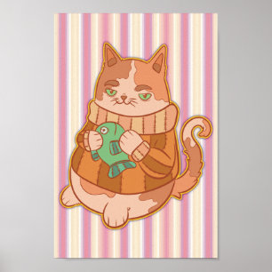 Poster O gato e o peixe