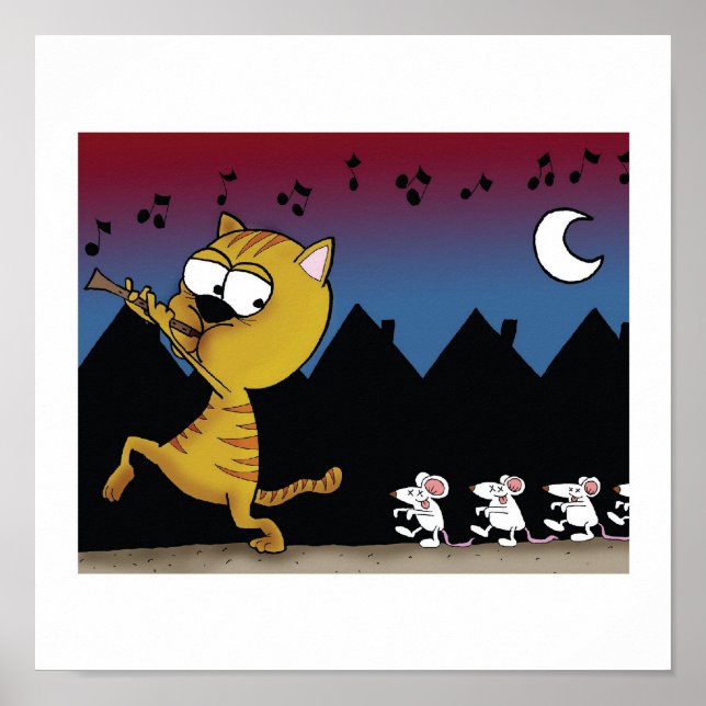 Pôster O gato e os ratos (Frente)