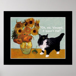 Pôster O gato impertinente de Vincent van Gogh