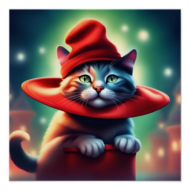 Pôster o gato mago (Frente)