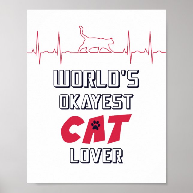 Poster O Gato Mais Ocupado do Mundo Passa Engraçado Cotaç (Frente)