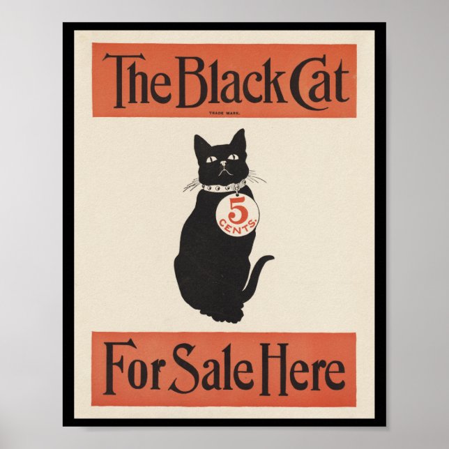Poster O Gato Negro Para Venda Aqui (Frente)