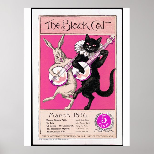 Poster O Gato Preto (Frente)