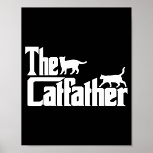 Poster O GatoPadrinho Melhor Pai do Mundo Dia dos Pais Ho