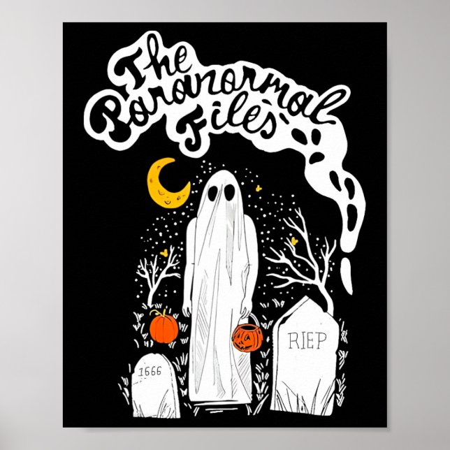 Poster O Ghost do Cemitério de Arquivos Paranormais (Frente)