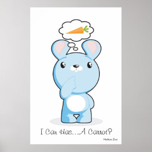 Poster O gigante "que eu posso tem… uma cenoura?" Poste