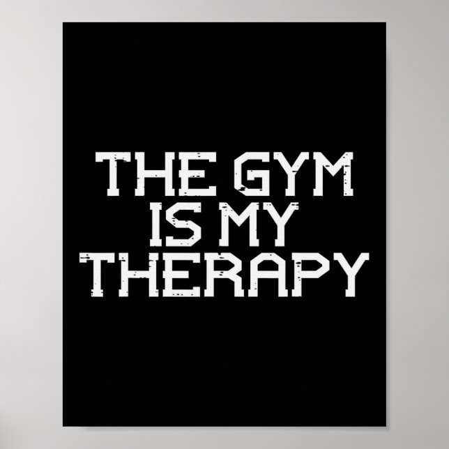 Poster O ginásio É O Meu Exercício De Terapia, Malhações (Frente)