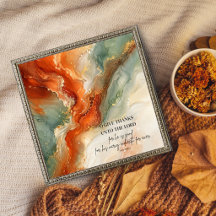 O GIVE THANKS UNTO THE LORD |Thanksgiving Gift