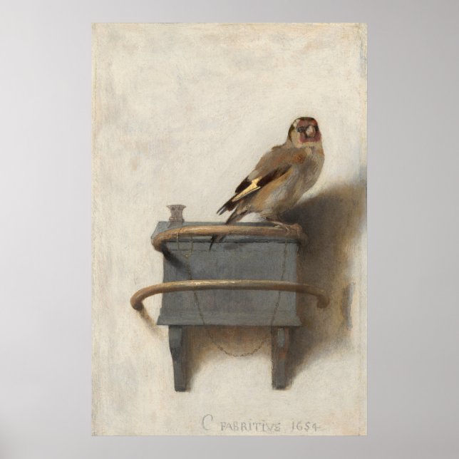 Poster O Goldfinch Da Carel Fabritius (Frente)