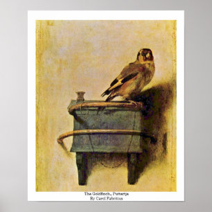 Poster O Goldfinch., Puttertje por Carel Fabritius
