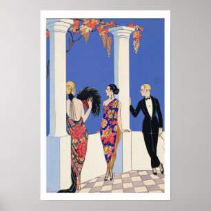 Poster O gosto de Xaile, 1922 (impressão do pochoir)