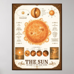 Poster O Gráfico de Astronomia Vitoriana do Sol