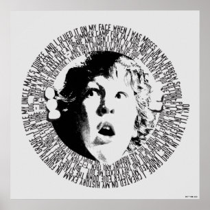 Poster O Gráfico de Confissão de Partes das Goonies