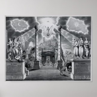 Poster O Gráfico Masônico (B&W)