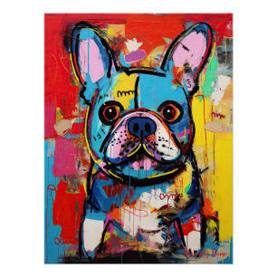 Pôster O Grafite francês Bulldog 03 - Leonardo Abbacchi