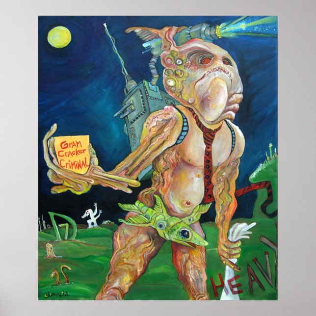 Poster O Graham Kracker Criminal (Frente)