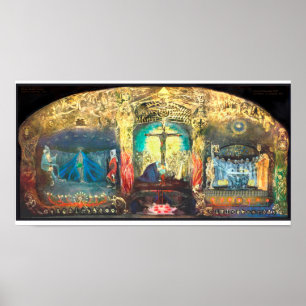 Pôster O Grail do Triptych por Anna pode - Rudolf Steiner