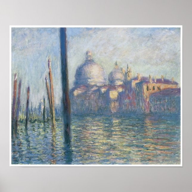 Poster O Grande Canal, Claude Monet (Frente)