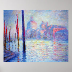 Poster O Grande Canal por Claude Monet