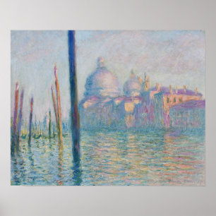 Poster O Grande Canal por Claude Monet