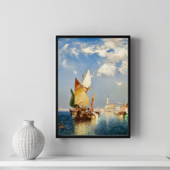 Poster O Grande Canal, Veneza (1903), por Thomas Moran (Criador carregado)