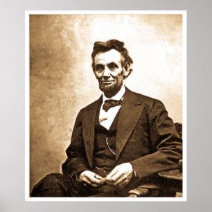 Poster O grande Emancipator - Abe Lincoln (1865)