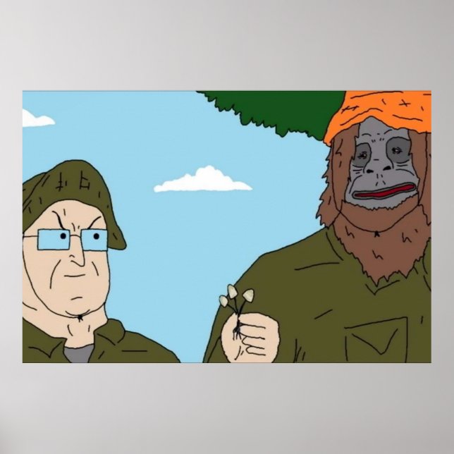 Poster O Grande Lez Mostra Sassy O Sasquatch (Frente)