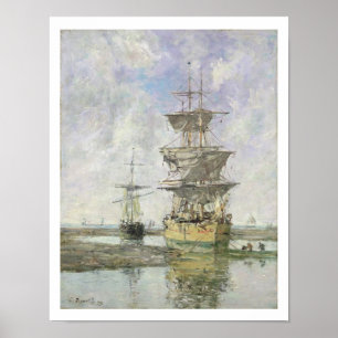 Pôster O grande navio, 1879 (óleo em canvas)