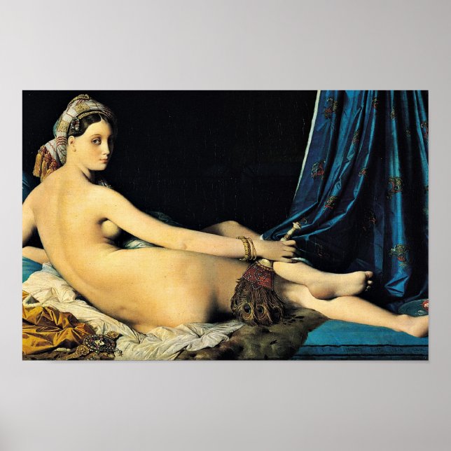 Pôster O Grande Odalisque, Français La Grande Odalisque (Frente)