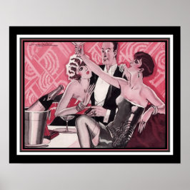 Poster "O Grande Palácio em Montmarte" Deco de Arte de 19