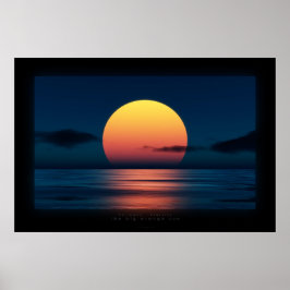 Pôster o grande sol laranja